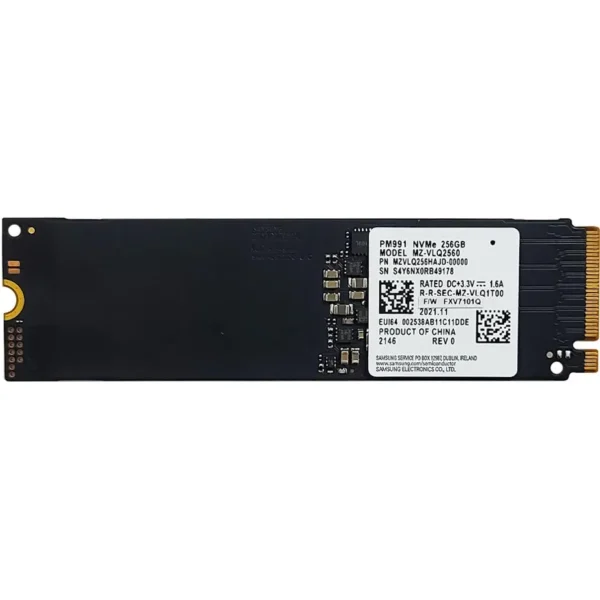 اس اس دی M 2 2280 NVMe سامسونگ ظرفیت 256 گیگابایت